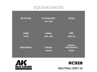 Real Colors: Neutral Grey 43 17 ml. 