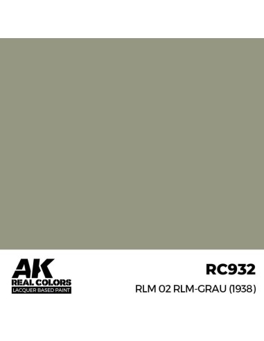 Real Colors: RLM 02 RLM-GRAU (1938) 17 ml. 
