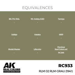 Real Colors: RLM 02 RLM-GRAU (1941) 17 ml. 