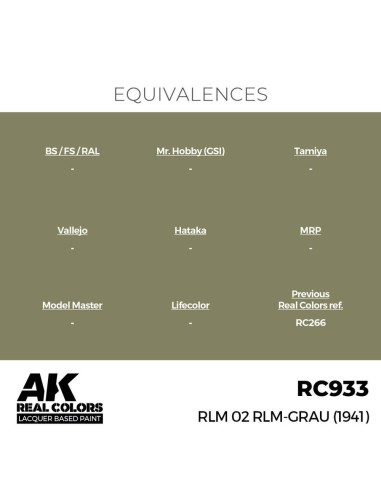 Real Colors: RLM 02 RLM-GRAU (1941) 17 ml. 