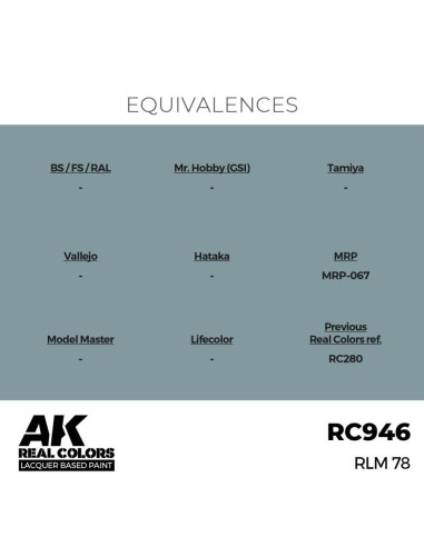 Real Colors: RLM 78 17 ml. 