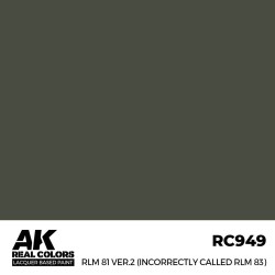 Real Colors: RLM 81 Ver.2 (incorrectly called RLM 83) 17 ml.  2
