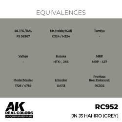 Real Colors: IJN J3 HAI-IRO (GREY) 17 ml. 