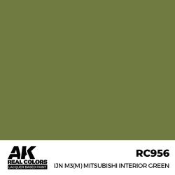 Real Colors: IJN M3 (M) MITSUBISHI Interior Green 17 ml.  2
