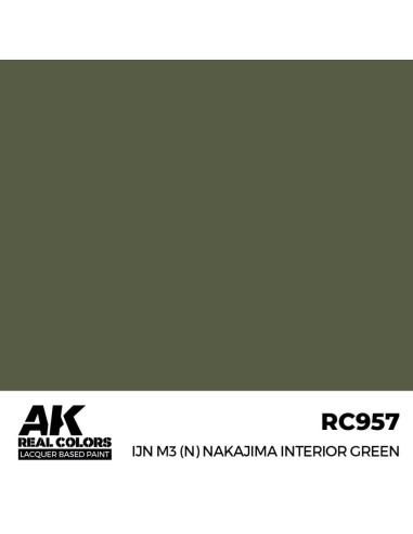 Real Colors: IJN M3 (N) Nakajima Interior Green 17 ml. 