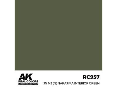 Real Colors: IJN M3 (N) Nakajima Interior Green 17 ml. 