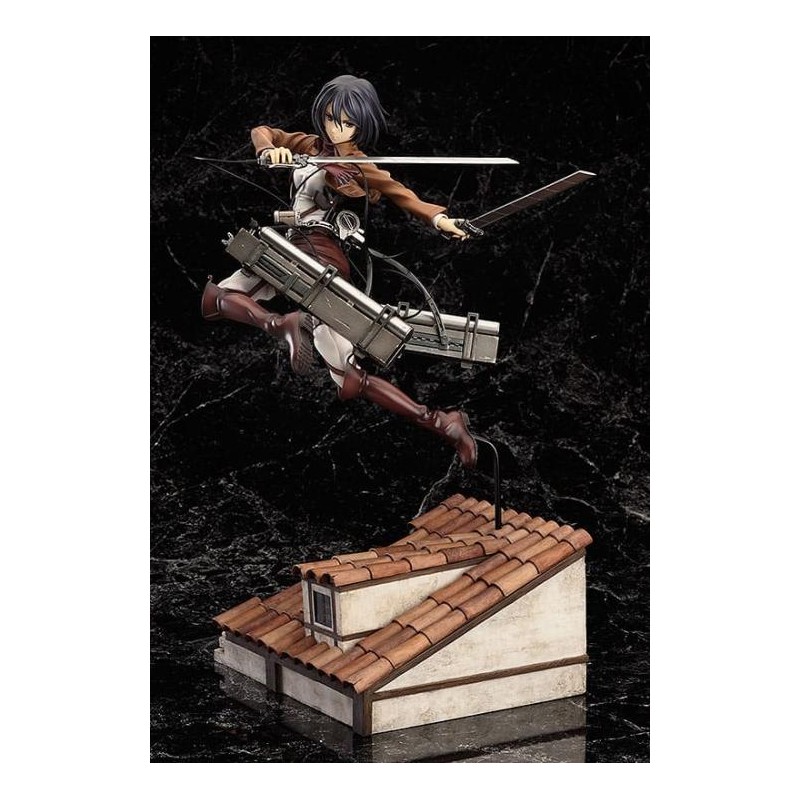 L'ATTAQUE DES TITANS - Mikasa Ackerman "Deluxe" - Statuette 1/8 28cm