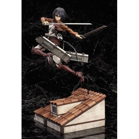 L'ATTAQUE DES TITANS - Mikasa Ackerman "Deluxe" - Statuette 1/8 28cm