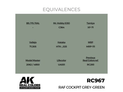 Real Colors: RAF Cockpit Grey-Green 17 ml. 
