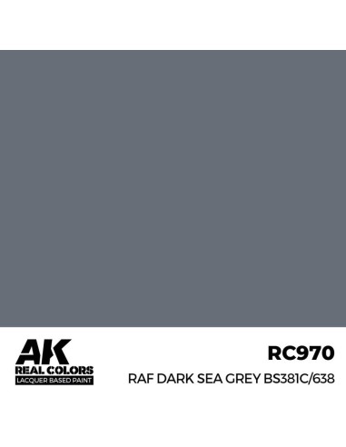 Real Colors: RAF Dark Sea Grey BS381C/638 17 ml. 