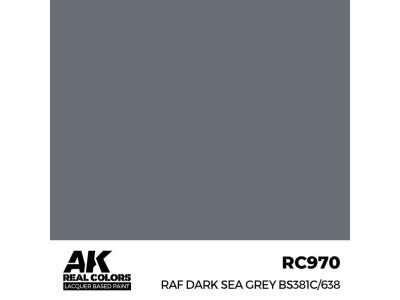 Real Colors: RAF Dark Sea Grey BS381C/638 17 ml. 