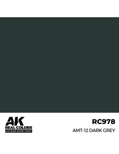 Real Colors: AMT-12 Dark Grey 17 ml. 
