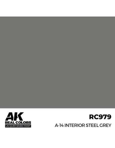 Real Colors: A-14 Interior Steel Grey 17 ml. 