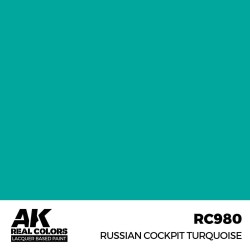 Real Colors: Russian Cockpit Torquoise 17ml.  2