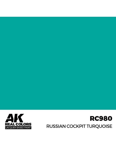 Real Colors: Russian Cockpit Torquoise 17ml. 