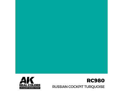Real Colors: Russian Cockpit Torquoise 17ml. 