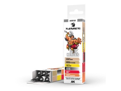 PLAYMARKERS SET - HEROES (6 ref.) 