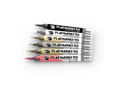 PLAYMARKERS SET - SKELETONS & ZOMBIES (6 ref.) 