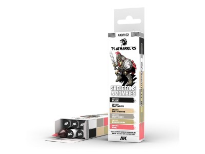 PLAYMARKERS SET - SKELETONS & ZOMBIES (6 ref.) 