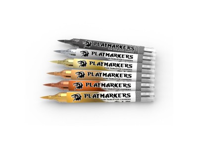 PLAYMARKERS SET - FULL METAL (6 ref.) 