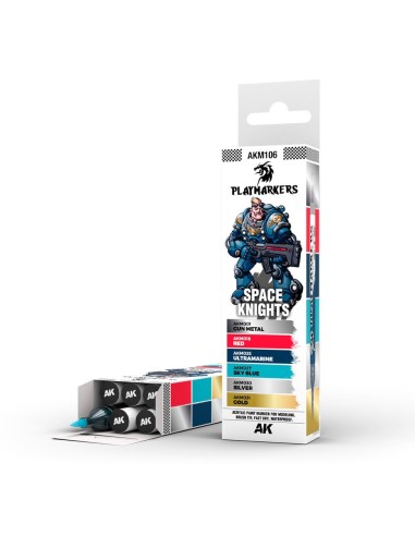 PLAYMARKERS SET -  SPACE KNIGHT (6 ref.) 