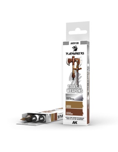PLAYMARKERS SET - TOOLS & WEAPONS (3 ref.) 