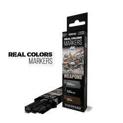 WEAPONS - SET 3 REAL COLORS MARKERS 