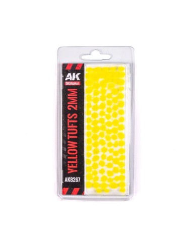YELLOW - FANTASY TUFTS 2MM 
