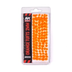 ORANGE - FANTASY TUFTS 2MM  2
