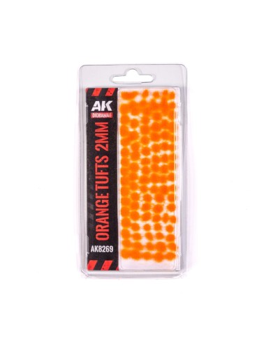 ORANGE - FANTASY TUFTS 2MM 