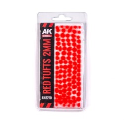 RED - FANTASY TUFTS 2MM  2