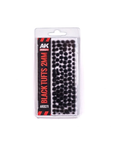 BLACK - FANTASY TUFTS 2MM 