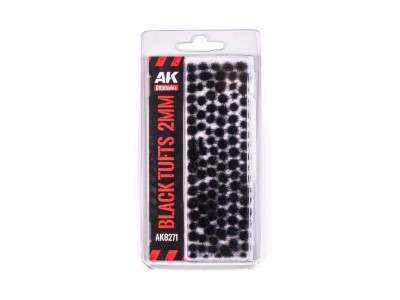 BLACK - FANTASY TUFTS 2MM 
