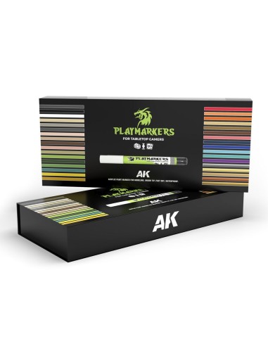 SPECIAL BOX AK PLAYMARKERS - Full Range 34 Playmarkers 