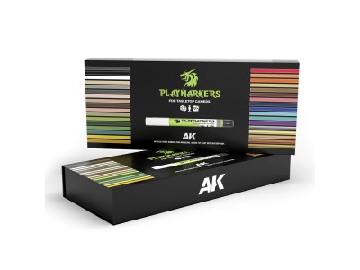 SPECIAL BOX AK PLAYMARKERS - Full Range 34 Playmarkers 