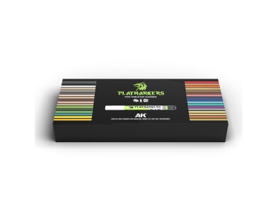 SPECIAL BOX AK PLAYMARKERS - Full Range 34 Playmarkers 