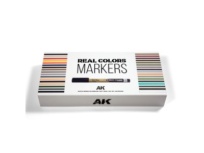 SPECIAL BOX REAL COLORS MARKERS - 34 units 