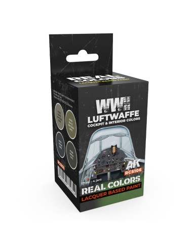 WWII Luftwaffe Cockpit & Interior Colors SET 