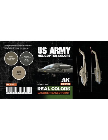 US Army Helicopter Colors SET 