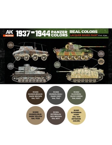1937-1944 Panzer Colors SET 