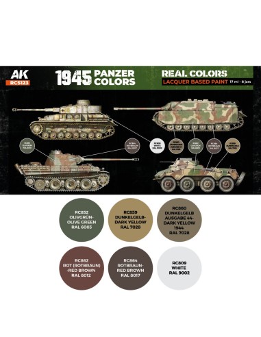 1945 Panzer Colors SET 