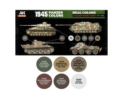 1945 Panzer Colors SET 