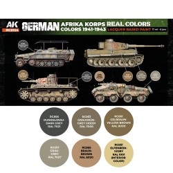 German Afrika Korps Colors 1941-1943 SET 
