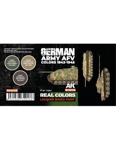 German Army AFV Colors 1943-1945 SET 