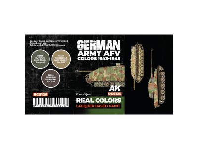 German Army AFV Colors 1943-1945 SET 