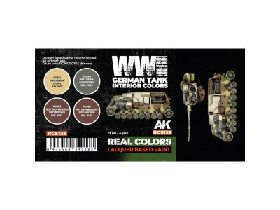 WWII German Tank Interior Colors SET 