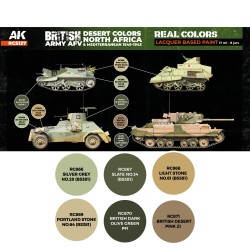 British Army AFV Desert Colors. North Africa and Mediterranean 1940-1943 SET 