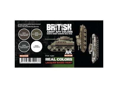 British Army AFV Colors. North-West Europe 1944-1945 SET 