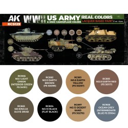 WWII US Army & USMC Camouflage Colors SET 