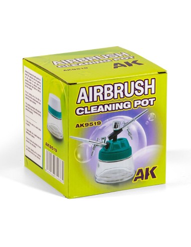 AIRBRUSH CLEANING POT 
